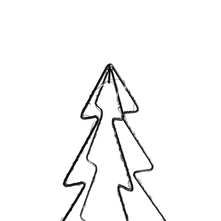Metal Juletræ 50 LED (25cm)