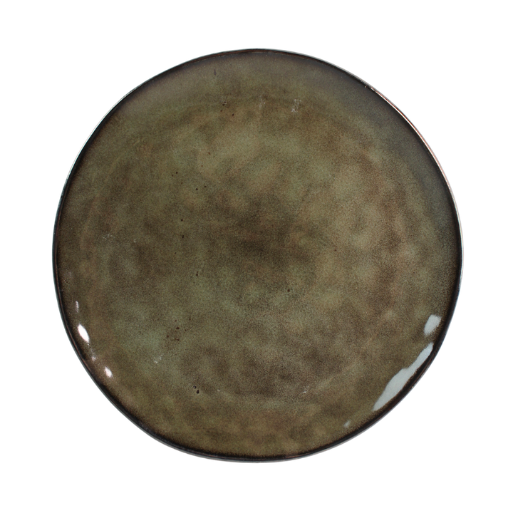 6 stk. Middagtallerkener DAKOTA i Grøn (Ø27cm)