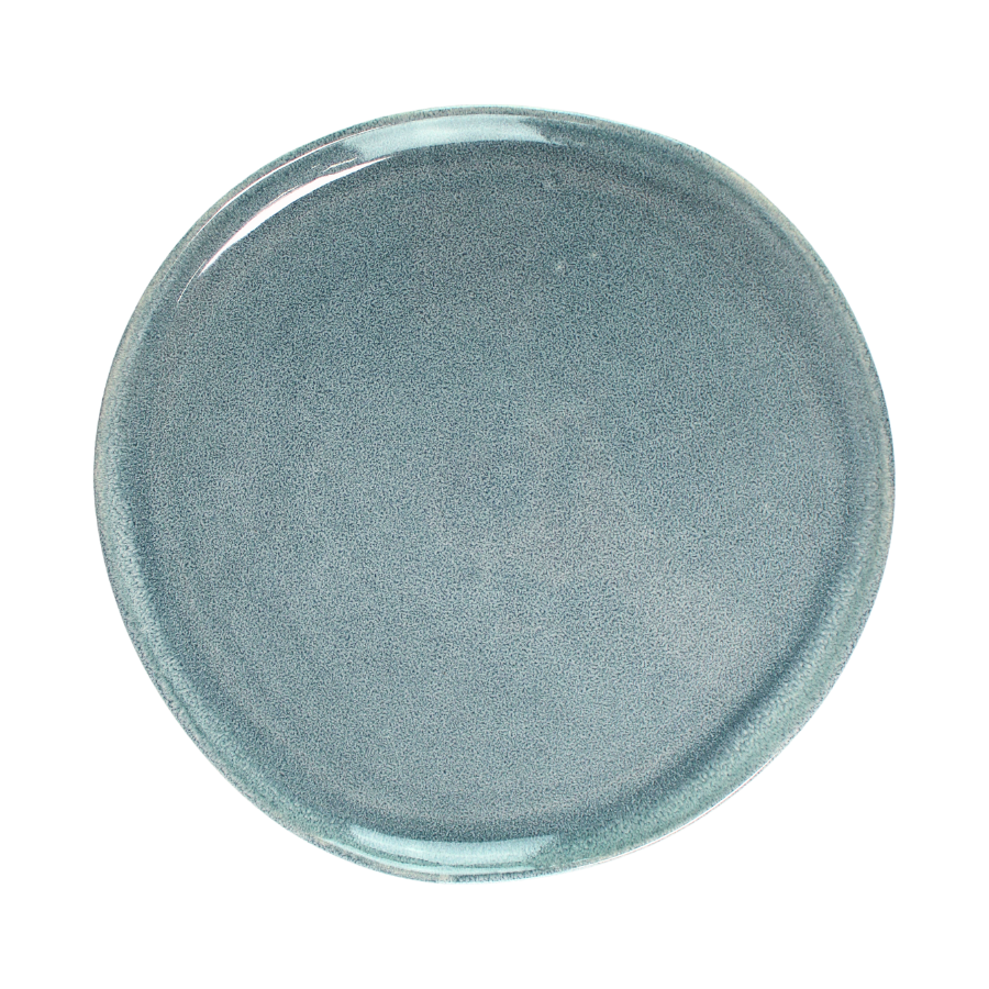 6 stk. Keramik Middagstallerkener BRITNEY i Blå (Ø26,5cm)