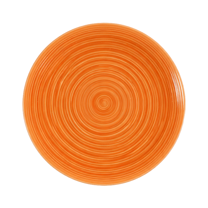 6 stk. Middagstallerkener i Orange (Ø28cm)