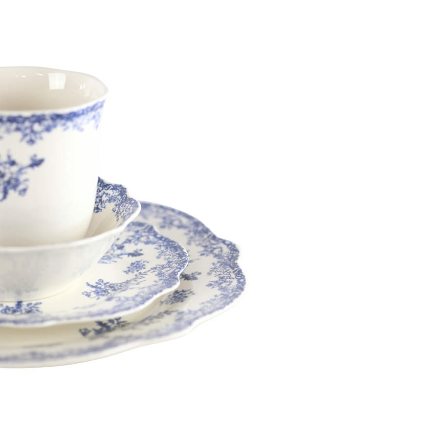 6 stk. Frokosttallerkener DINNA i Blå (Ø19,3x1,7 cm)