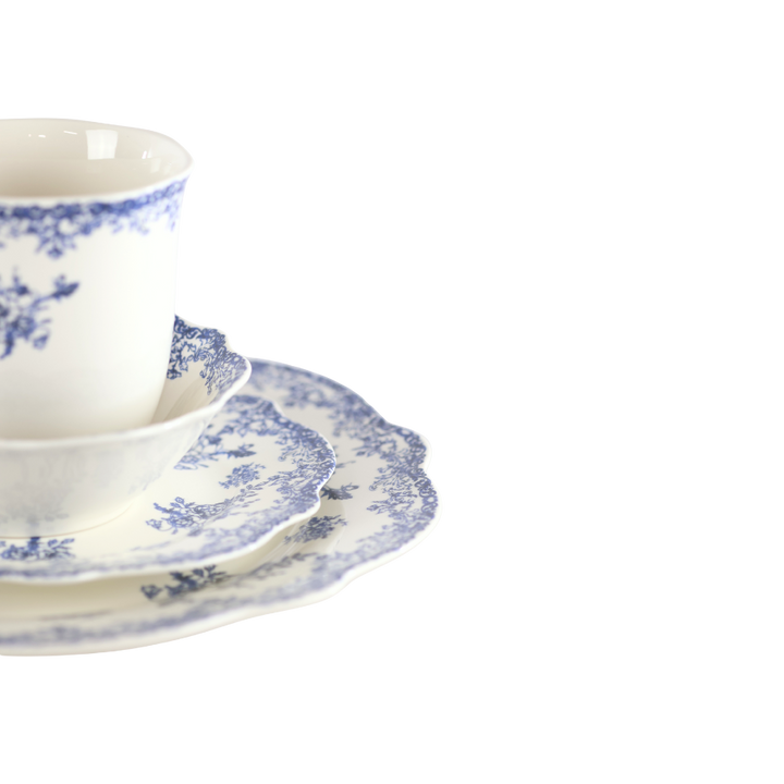 6 stk. Frokosttallerkener DINNA i Blå (Ø19,3x1,7 cm)