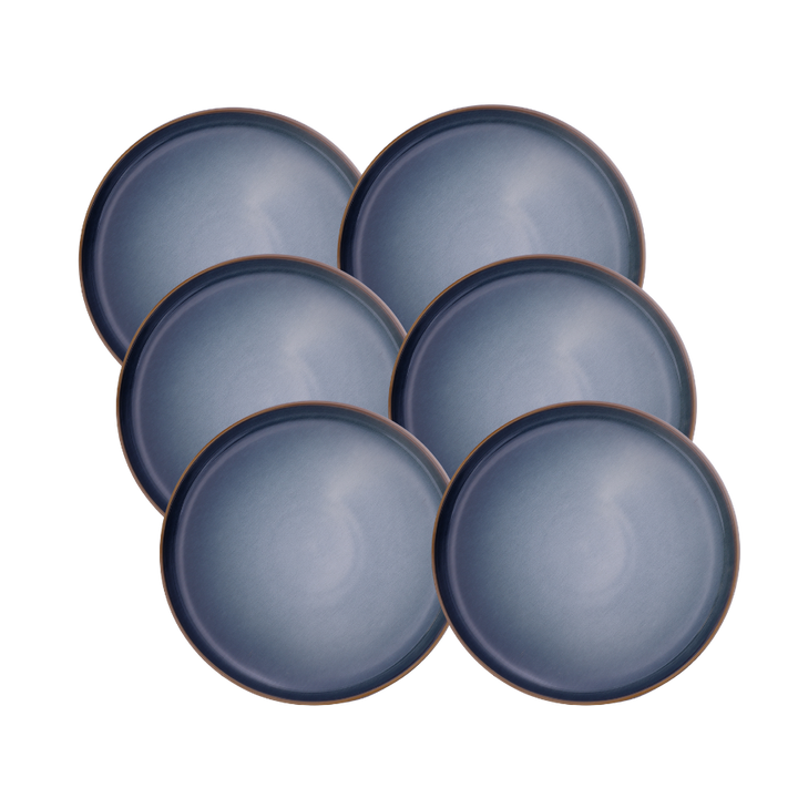 6 stk. Middagstallerkener DAGNY i Blå (Ø26cm)