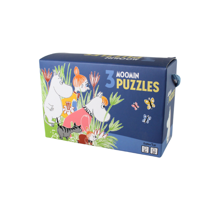 Moomin Puslespil 3 stk.