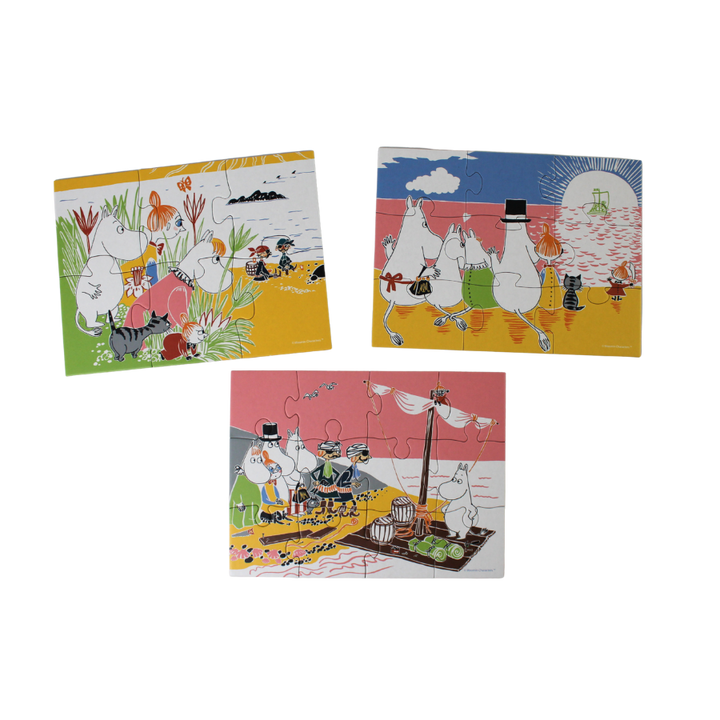Moomin Puslespil 3 stk.
