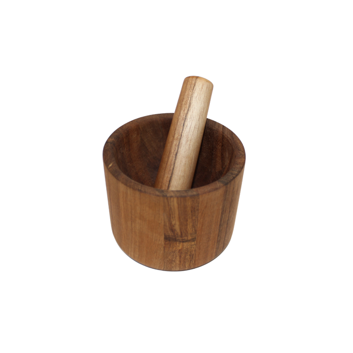 Morter i Træ ( Ø12x9,3cm). Acacia Træ