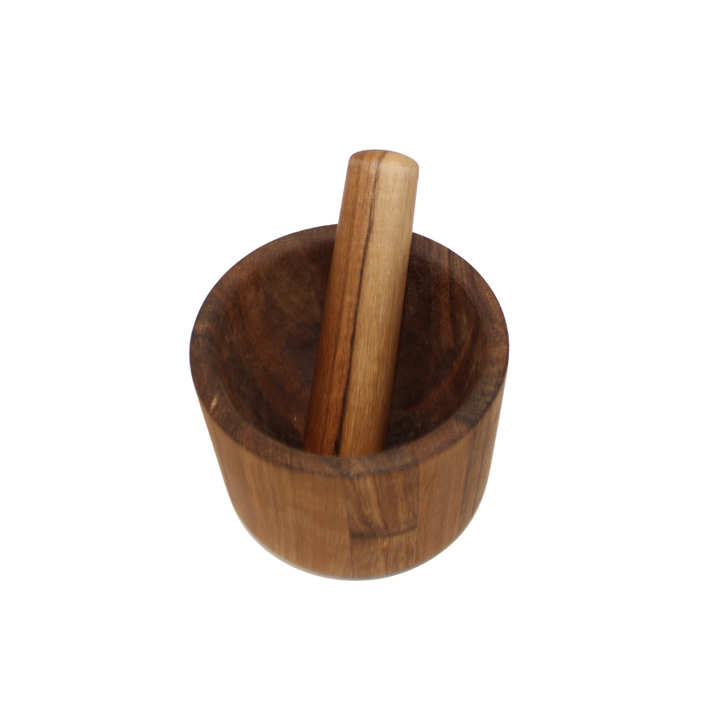 Morter i Træ ( Ø12x9,3cm). Acacia Træ