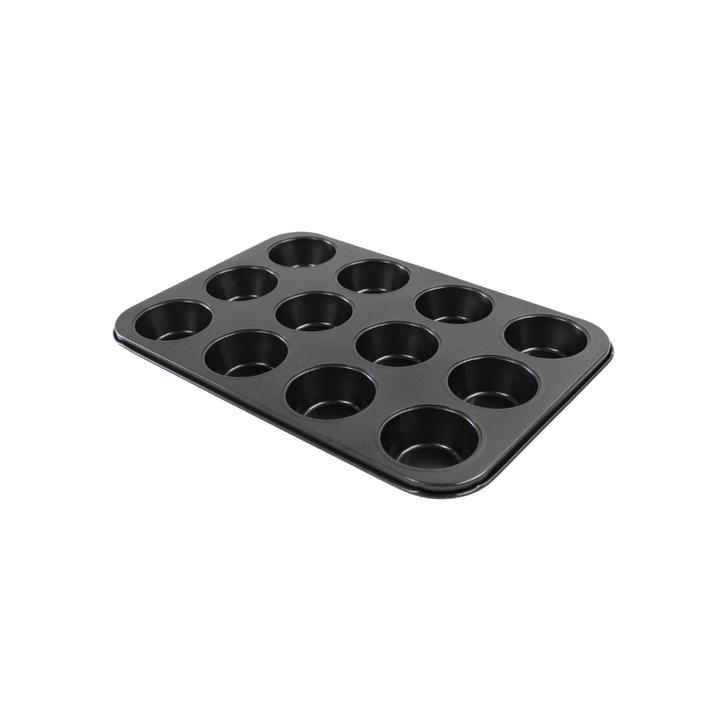 Muffinform til 12 muffins (38,5x27x3cm) Mørkegrå