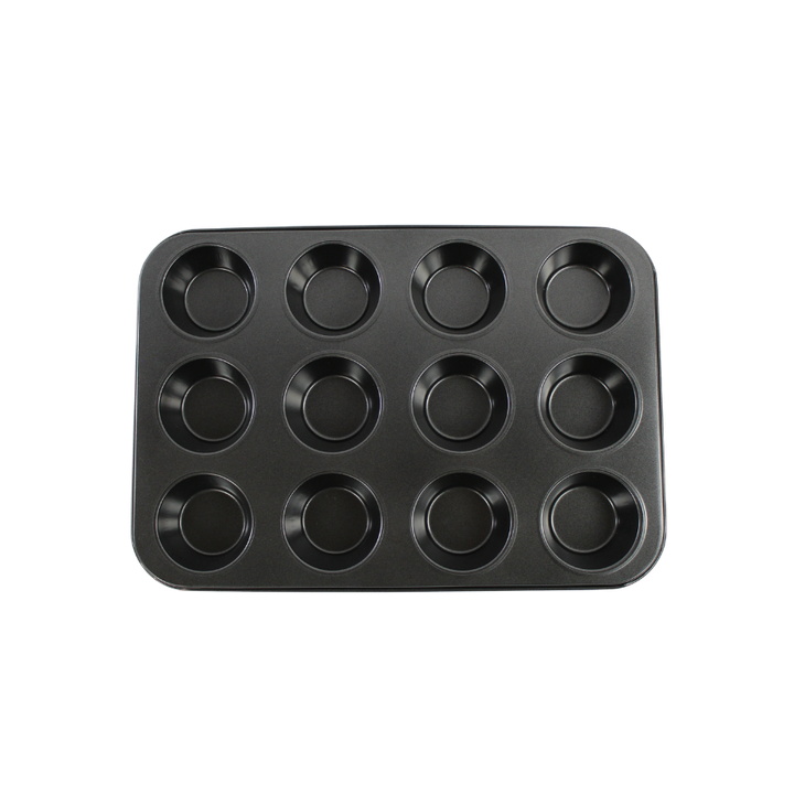 Muffinform til 12 muffins (38,5x27x3cm) Mørkegrå