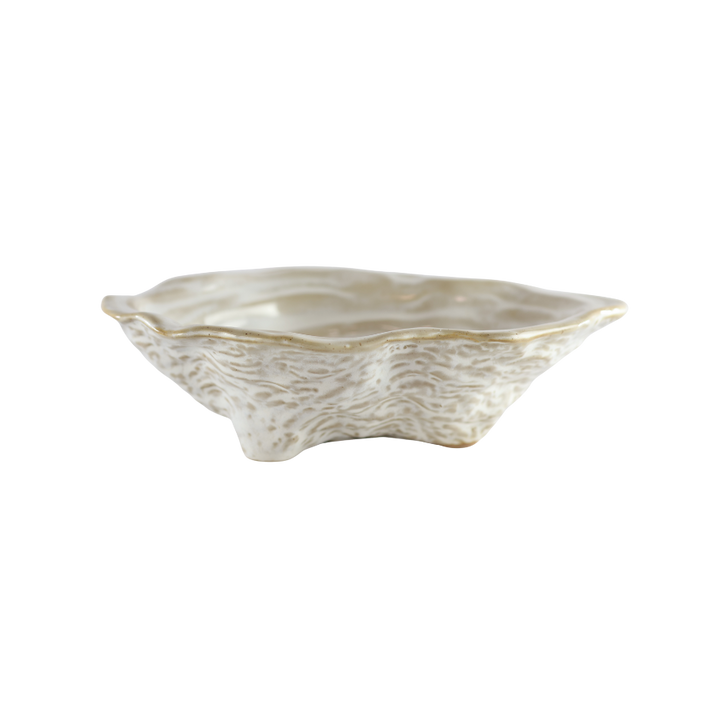 Musling Skål i Keramik METIN (23x16x6,6cm) Beige