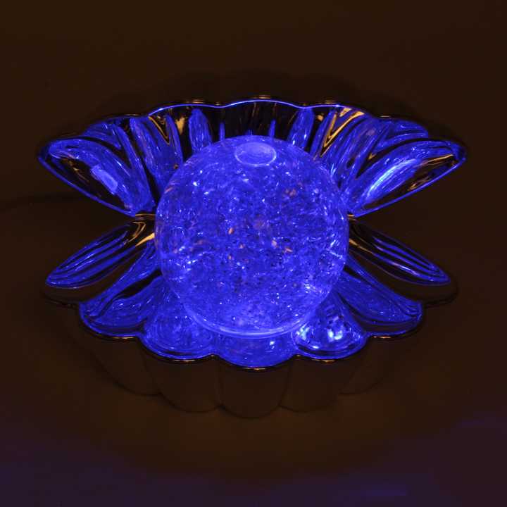 Muslingskal Lampe. 3xAAA baterier (excl) og USB