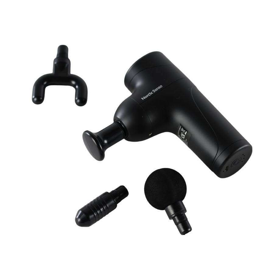 Nordic Sense - Mini Massagepistol Sort