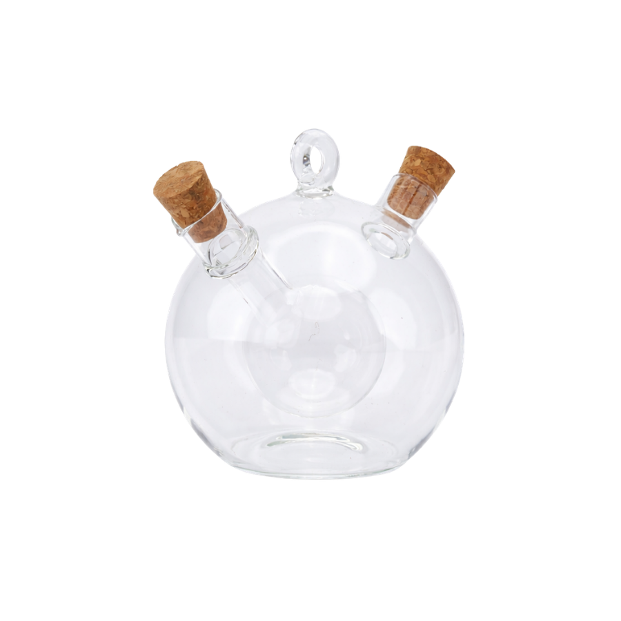 Olie- og Eddiekeflaske Glas