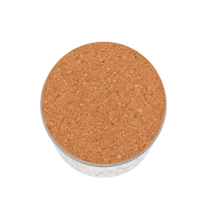 Opbevaringsglas m blomst MIAN (700ml)