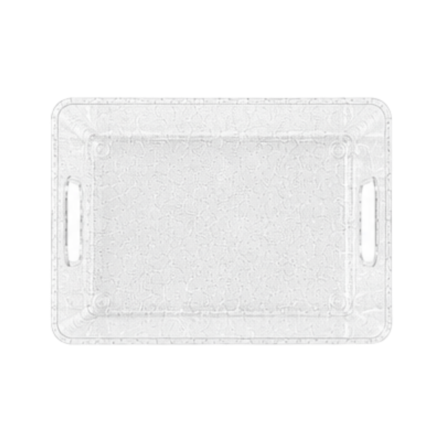 Opbevaringskasse Glitter 29x20,5x15,7cm Sølv