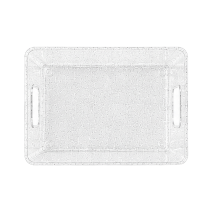 Opbevaringskasse Glitter 29x20,5x15,7cm Sølv
