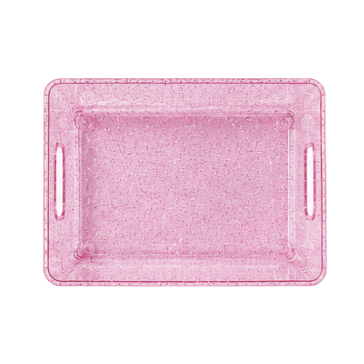 Opbevaringskasse Glitter 29x20,5x15,7cm Pink