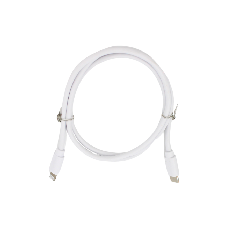 Opladerkabel - USB-C til Lightning i Hvid (1 meter)