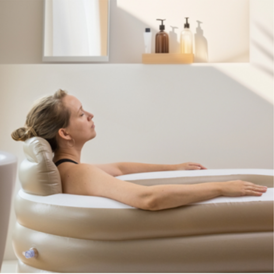 Oppustelig Badekar
