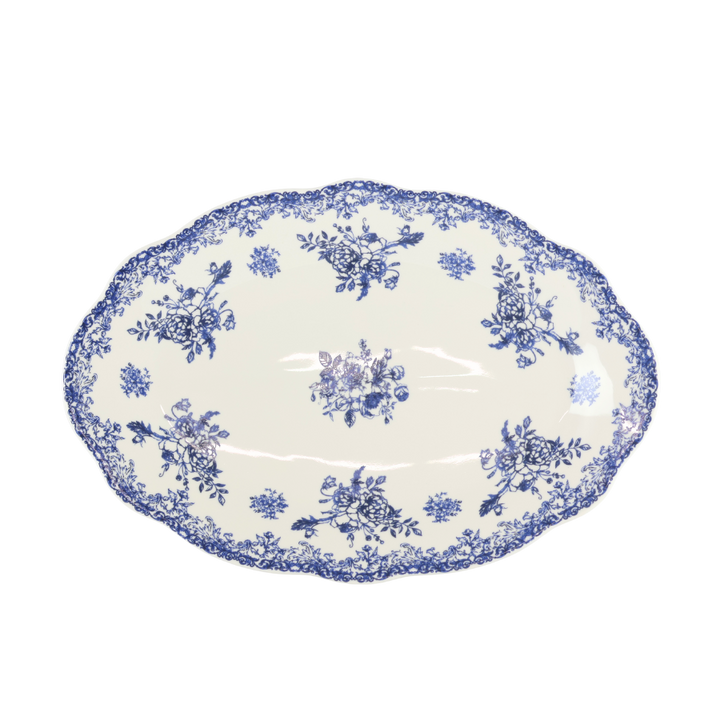 Oval Fad DINNA (30,6x21x2,4 cm) Blå