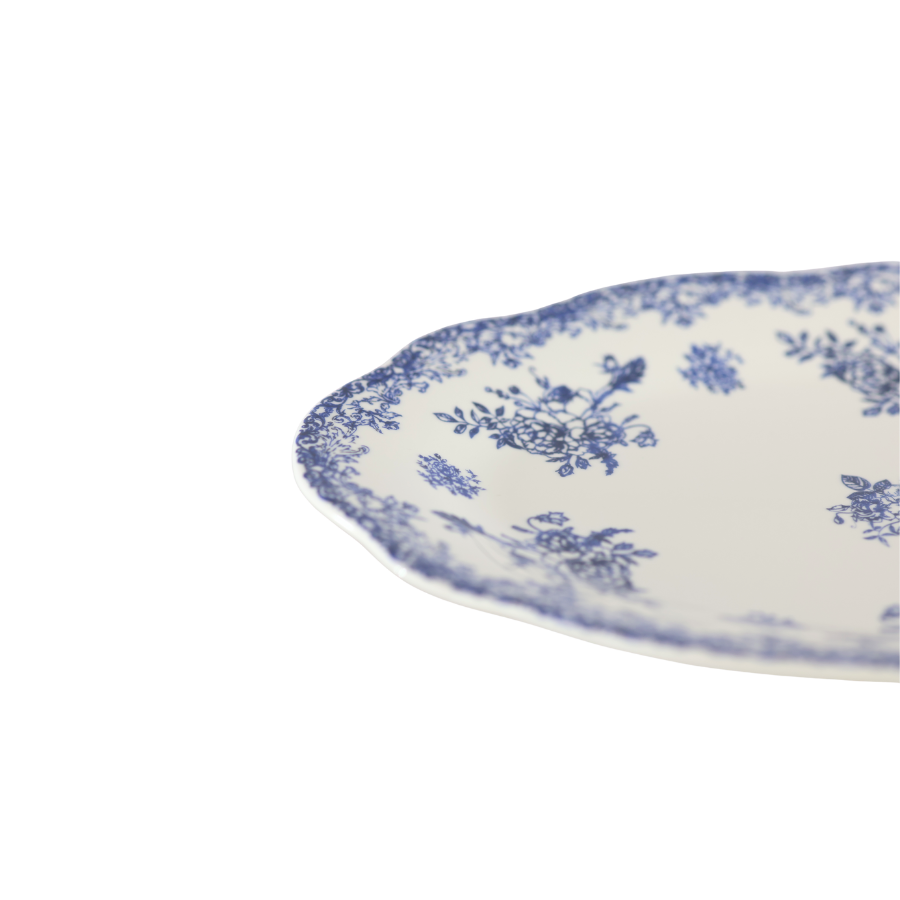 Oval Fad DINNA (30,6x21x2,4 cm) Blå