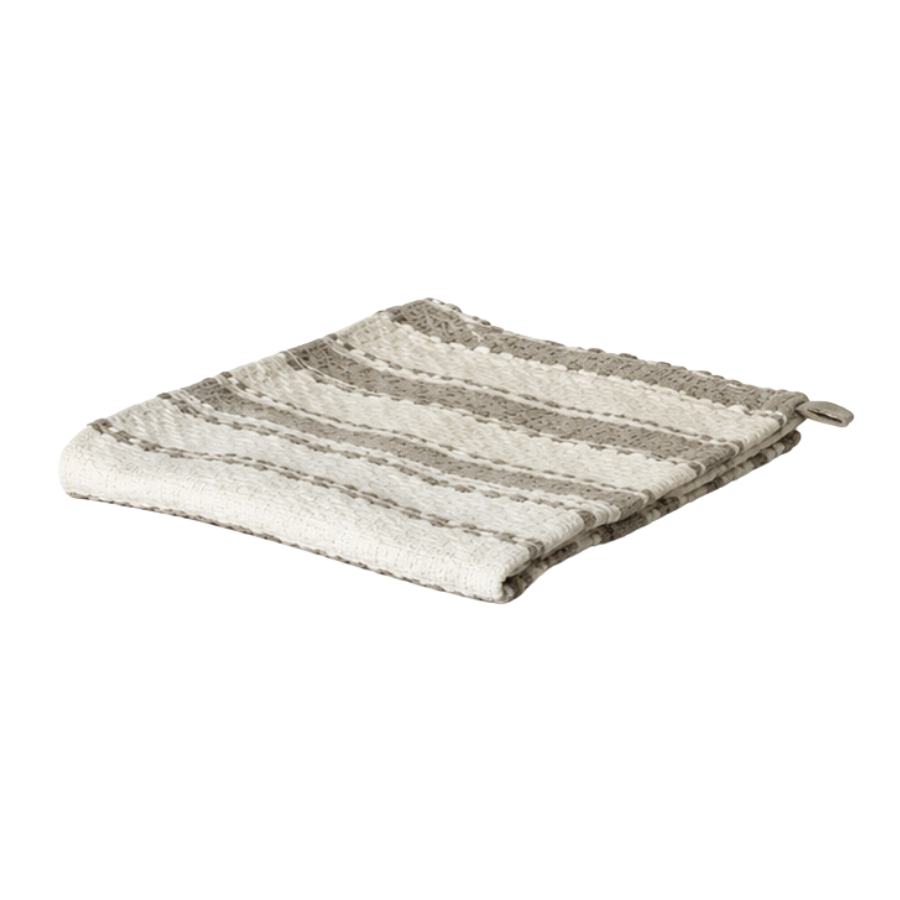 Plaid Bomuld Natur/Beige 130x170cm
