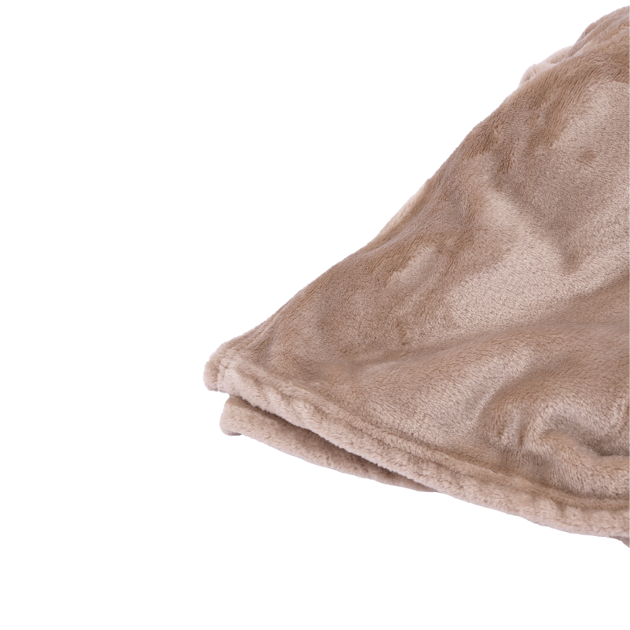 Plaid Luksus Fleece 130x150cm Beige