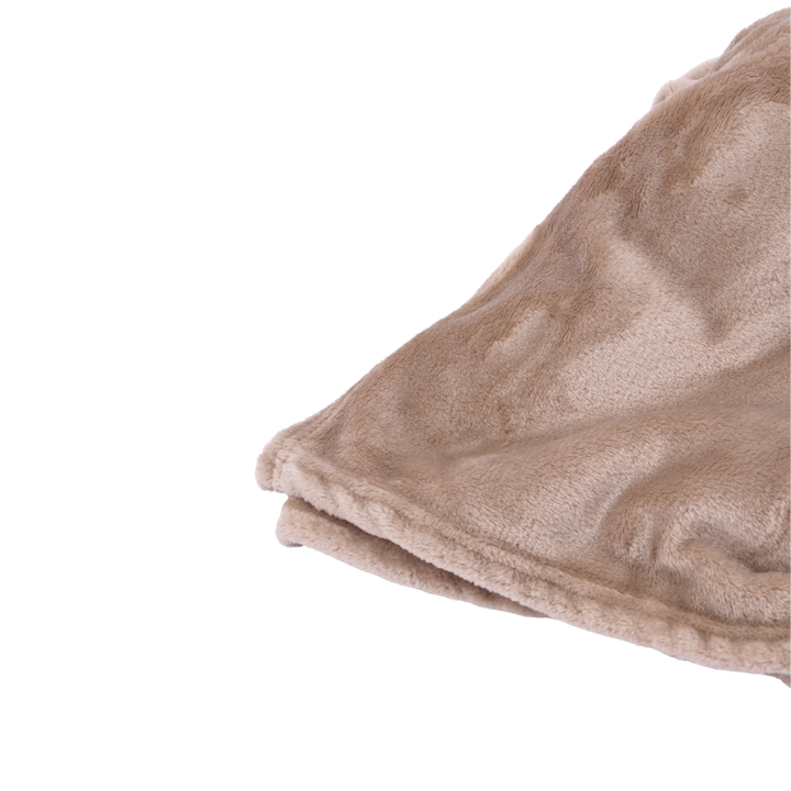 Plaid Luksus Fleece 130x150cm Beige