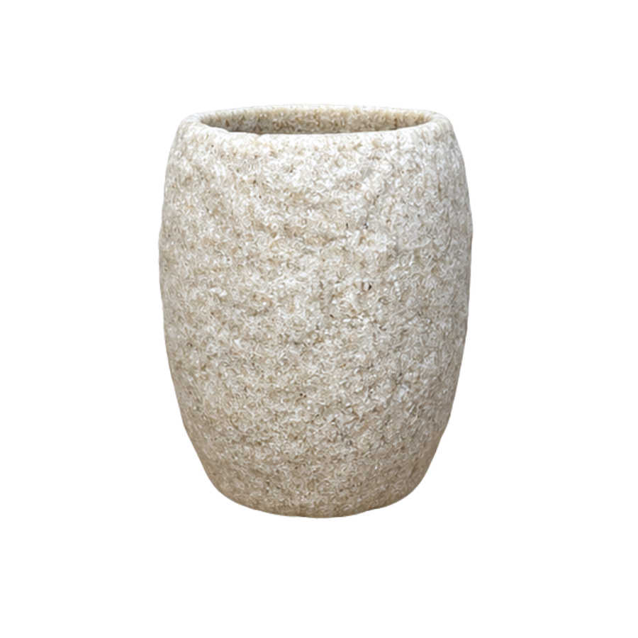 Tandkrus DENUK  (Ø7,5x9cm) Sandsten Farve