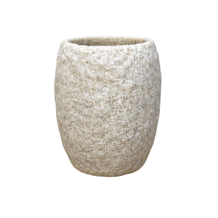 Tandkrus DENUK  (Ø7,5x9cm) Sandsten Farve