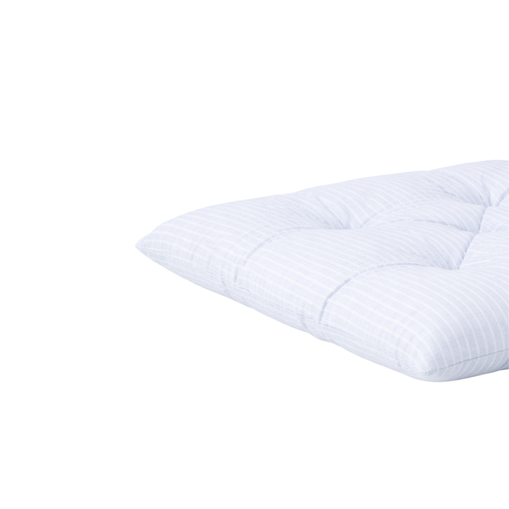 Sædehynde Lyseblå og Hvid Stribe (38x38cm)