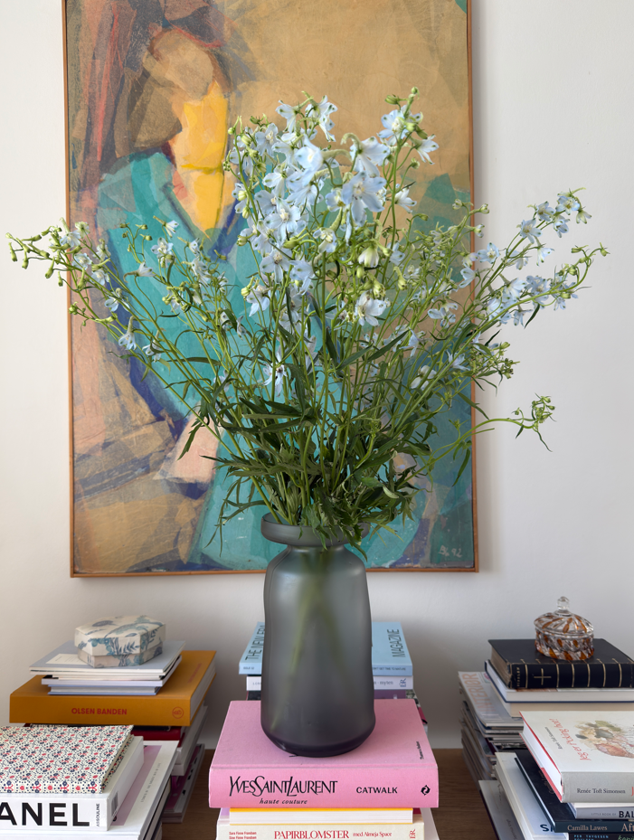 Villa Collection - Vase Ist Grå Glas (15 x 29cm)