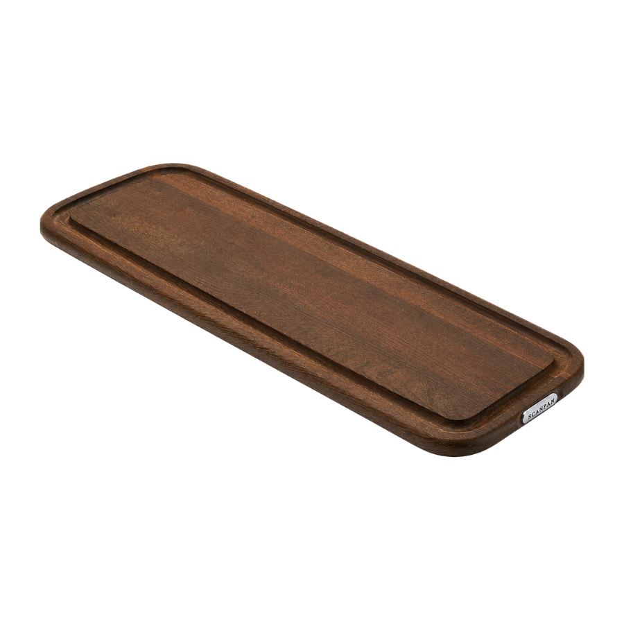 Serveringsbræt SCANPAN 20x58,5cm Carbonfarvet Asketræ