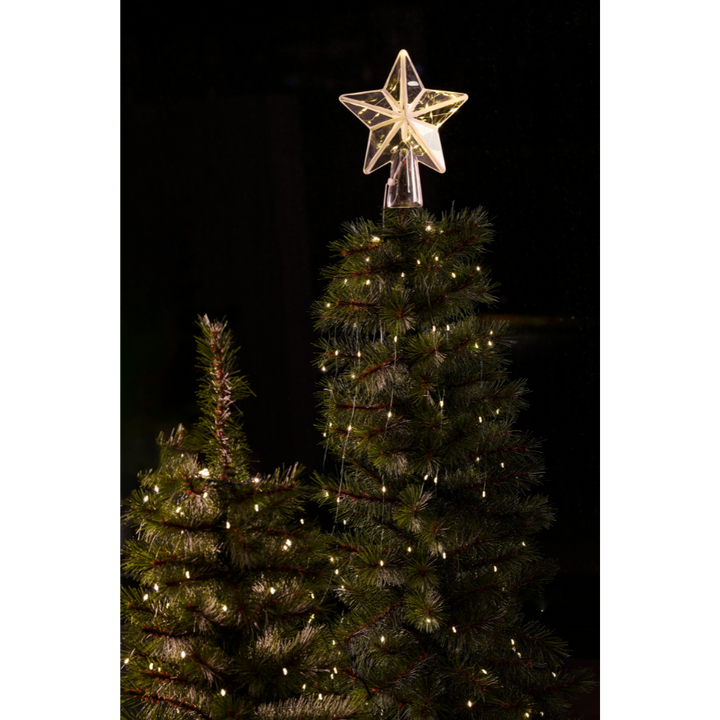 Sirius - Agnes Juletræsstjerne 20 LED Klar (18 x 6,5 x  22cm)