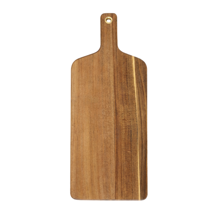 Skærebræt i Flaskeform m 2 osteknive( 45x15,6x1,5cm)