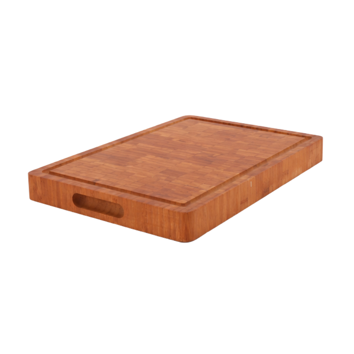 Skærebræt m Saftriller i Bambus 42x31,5x4 cm