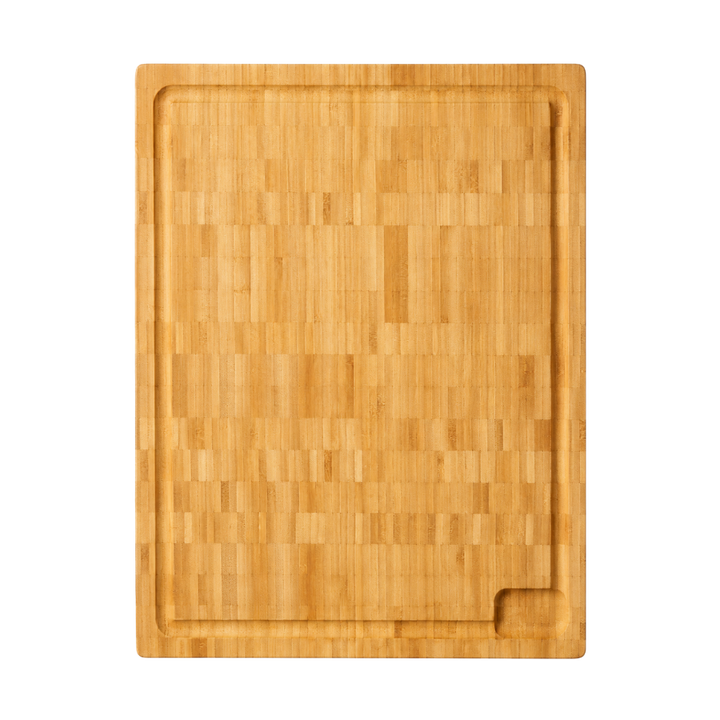Skærebræt m Saftriller i Bambus  54x30x4 cm