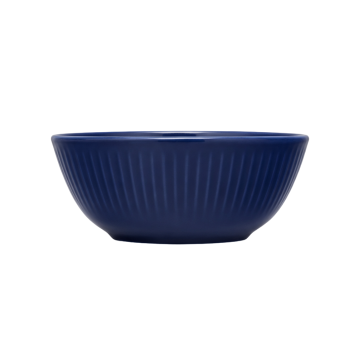Skål Stentøj Groovy Ø14,5xH6,5cm Blå