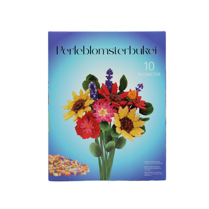 Solsikke Perleblomst Buket m. 16 Blomster