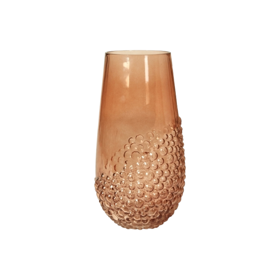 Speedtsberg - Vase m. Bobler i Dark Rose (H25cm)