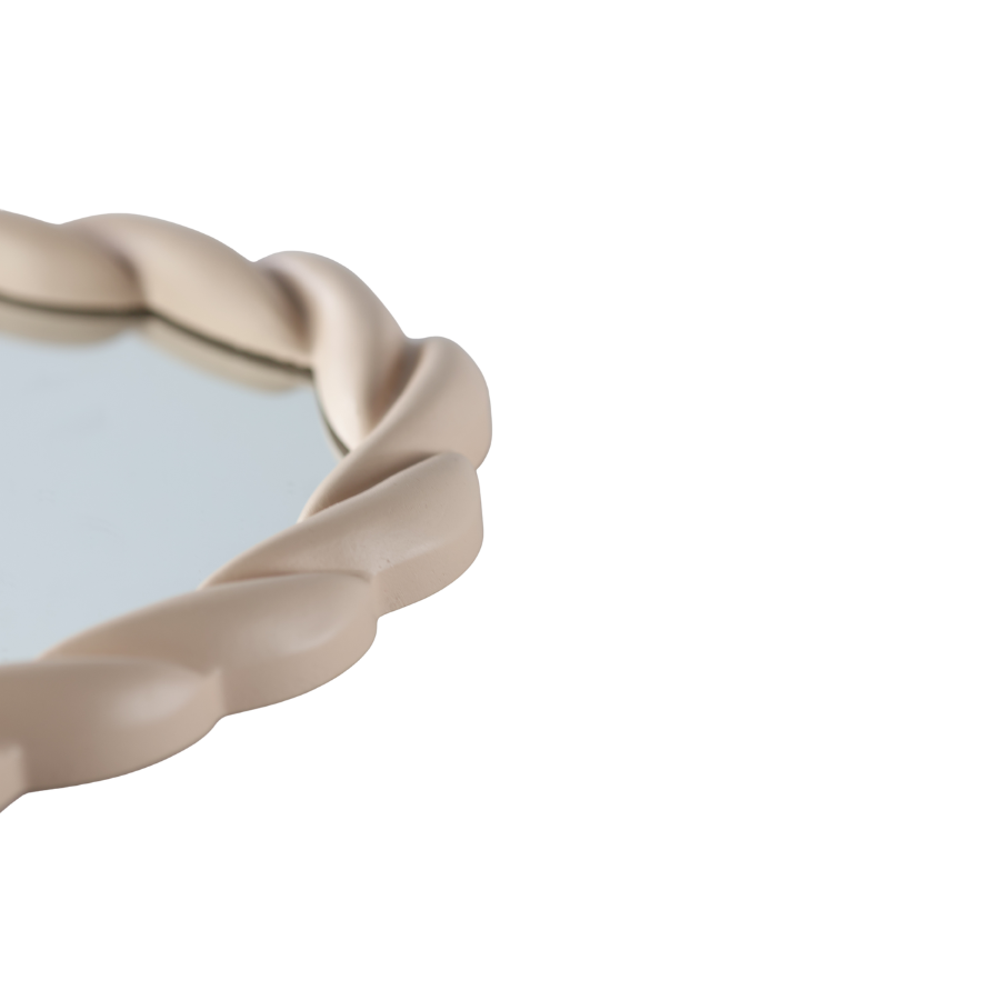 Spejl  FADDA (25x34,5x2,7cm) Beige