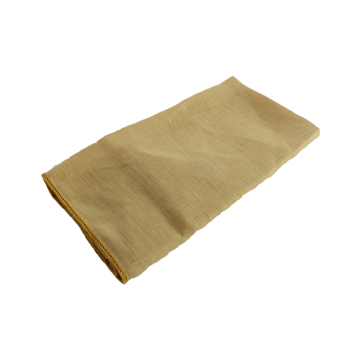 Stofserviet af 100% Hør i Mat Gul  (40x40cm)