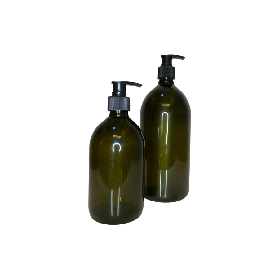 ALBA Plastdispenser, Grøn m. Sort Pumpe, 1000ml