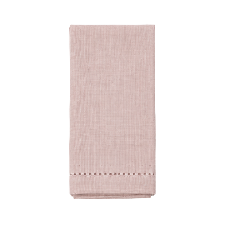 Stofserviet m. Hulsøm, 45x45cm, 100% Bomuld, Rosa
