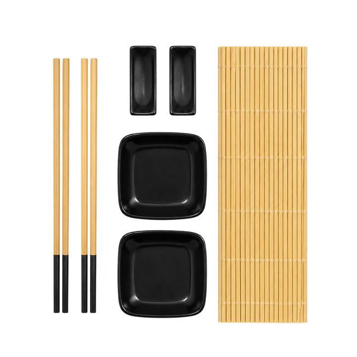 Sushi Sæt 7 Dele Bambus/Porcelæn