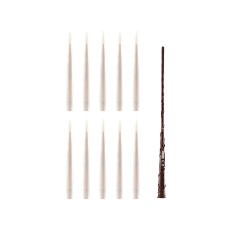 Svævende LED Lys m. Tryllestav 12 stk.