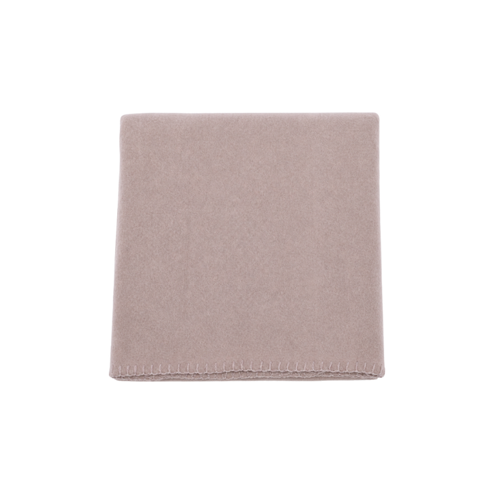 Tæppe i Fleece 125x150cm Taupe
