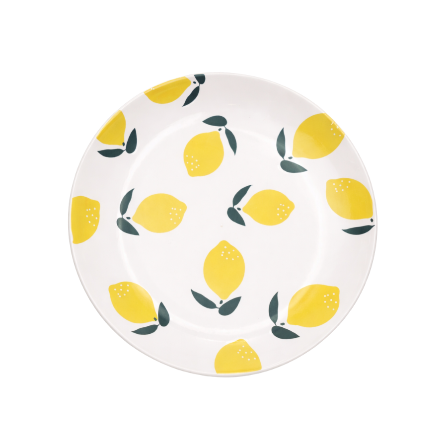 Tallerken m Citron Design GALA (Ø22cm) Gul
