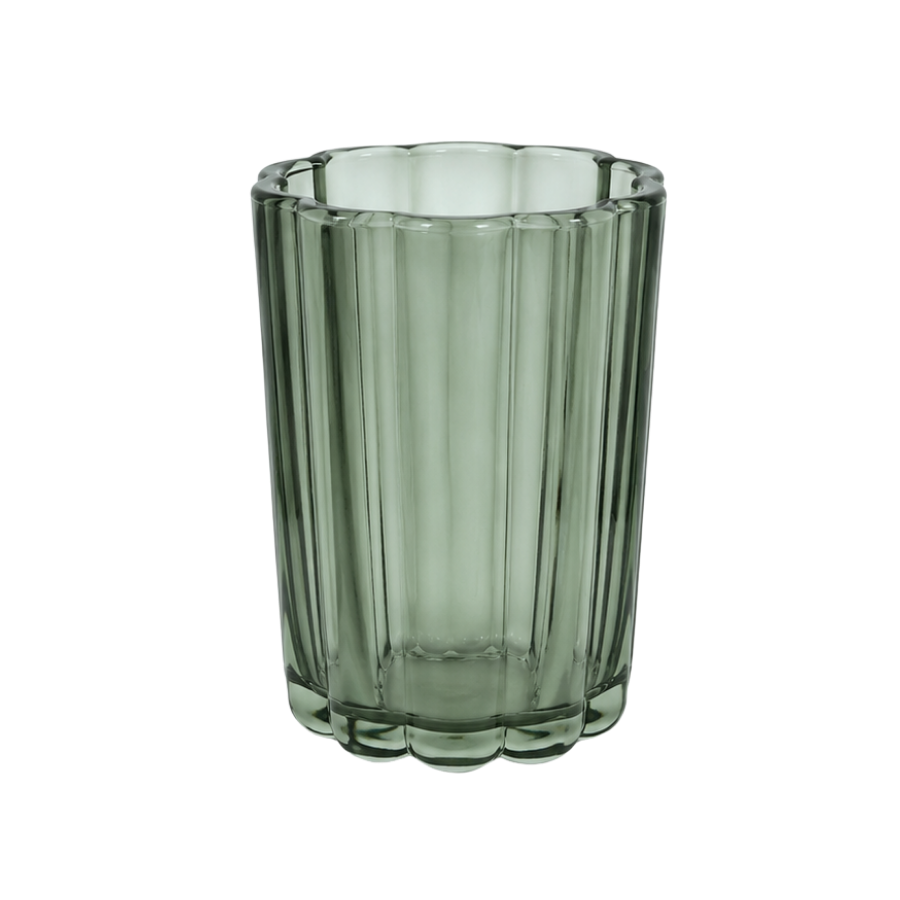 Tandbørsteholder Glas Grøn