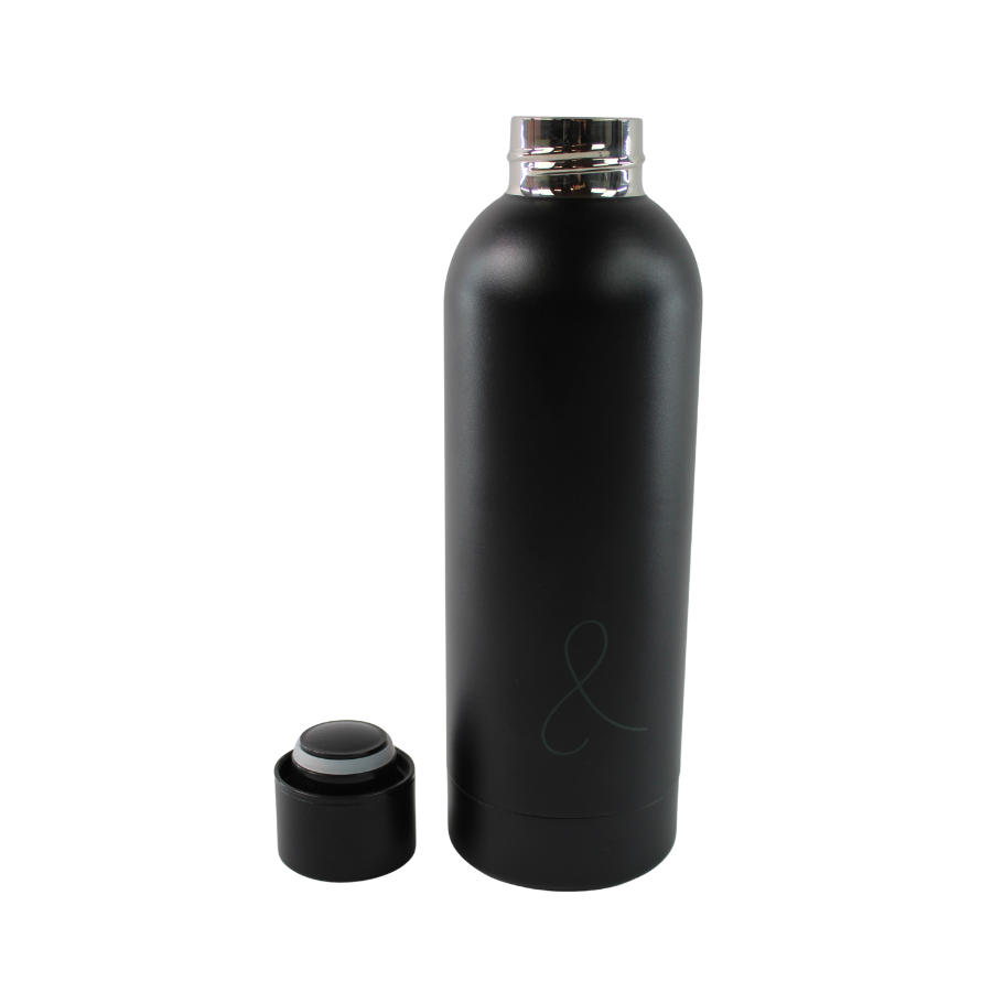 Termoflaske Sort (500ml) BASIC & MORE